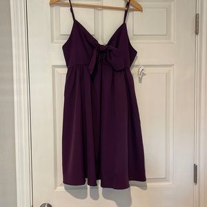 Purple dress with Bow from Impeccable Pig